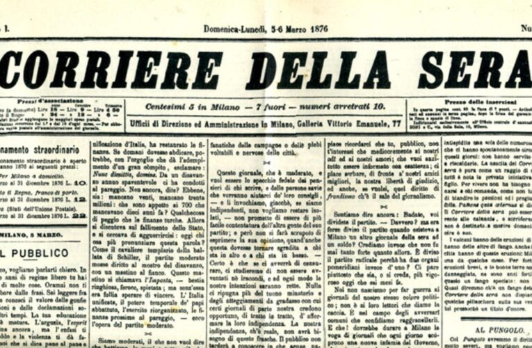 Corriere della Sera, informando a la bota desde hace 146 años