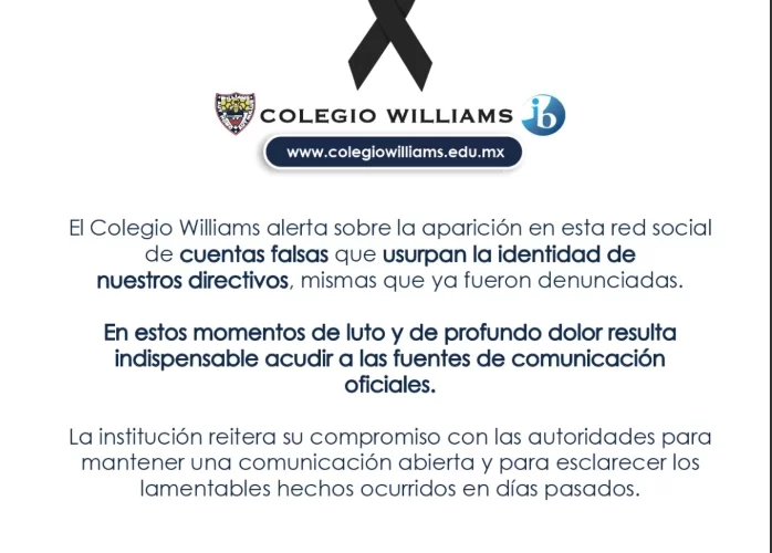 Los errores de comunicación del Colegio Williams #justiciaparaabner