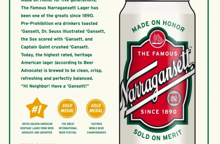 Narragansett: la historia de la marca de cerveza de los pescadores de langosta