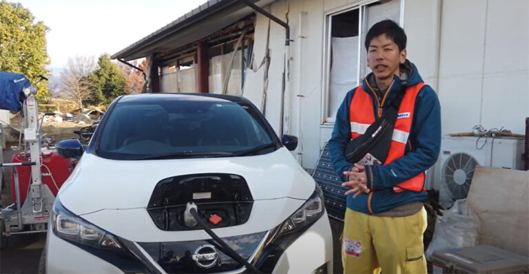 How Nissan is using electric cars to power disaster recovery