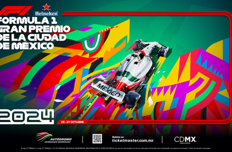 Presentan imagen del Gran Premio de México 2024, preventa inicia lunes 13 de noviembre